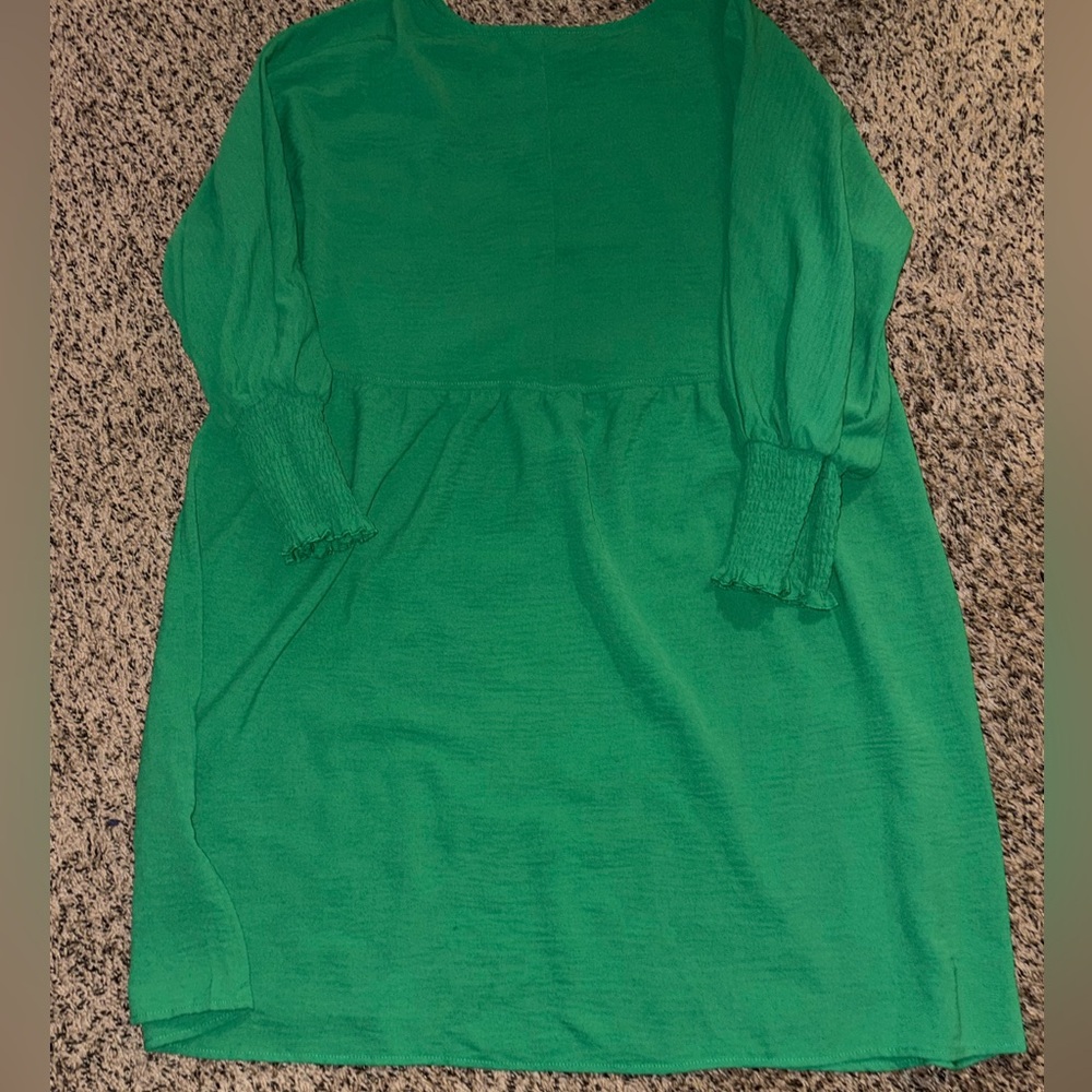 Dokotoo Green Long Sleeve Dress - Picture 6 of 7